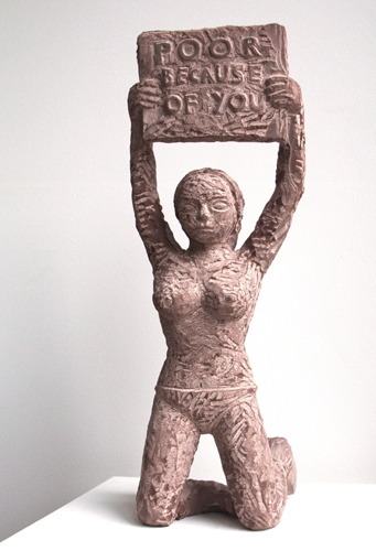 <p>Woman activist</p><p> </p><p>2013<br />sandstone<br />50 x 17,5 x 16 cm</p>